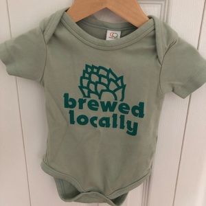 Locally Brewed Organic Cotton Onesie